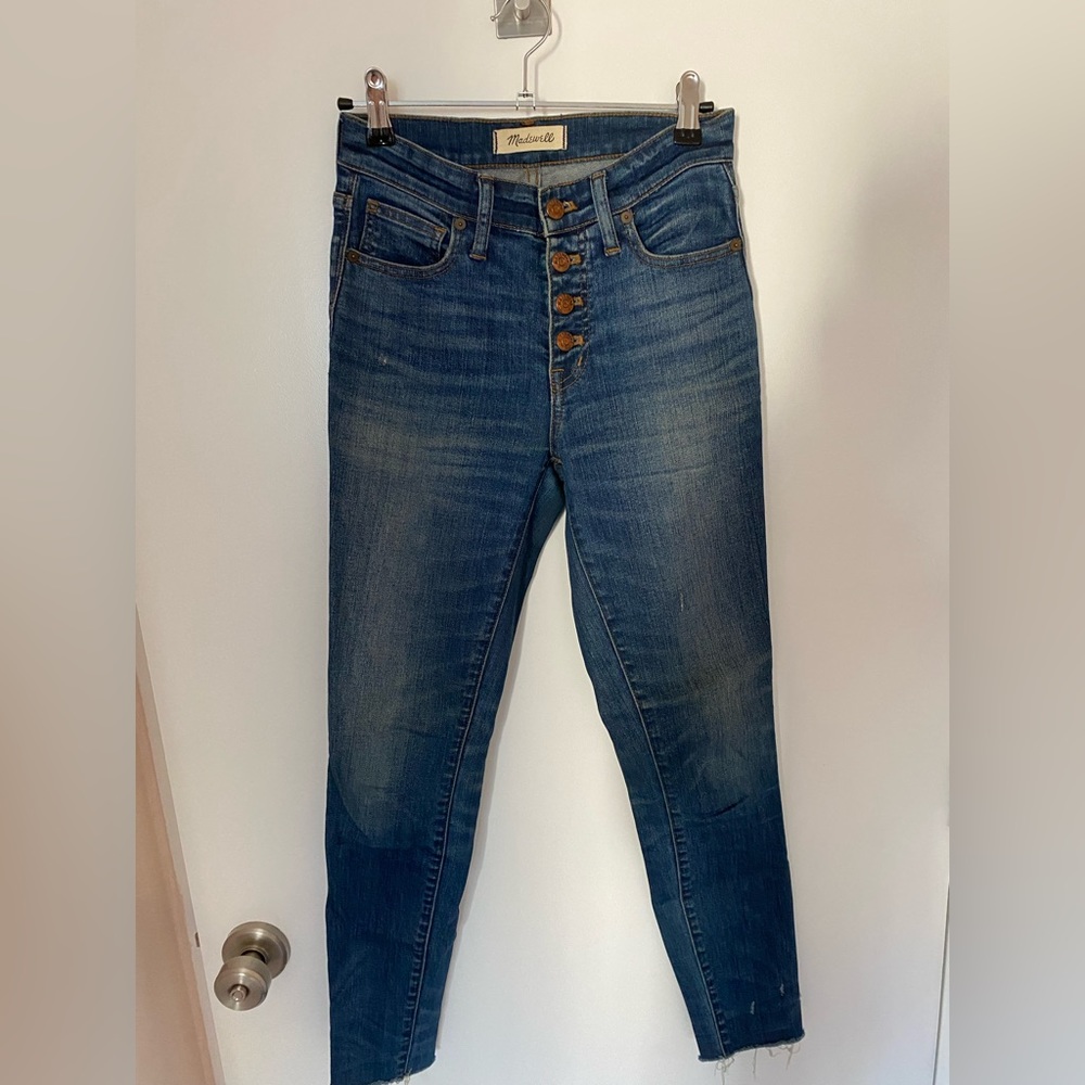 Madewell high rise skinny jeans